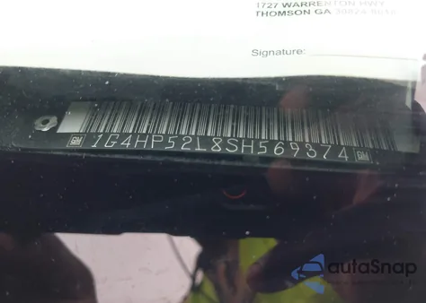 1995 Buick Lesabre Custom z USA, uszkodzony, nr VIN 1G4HP52L8SH569374